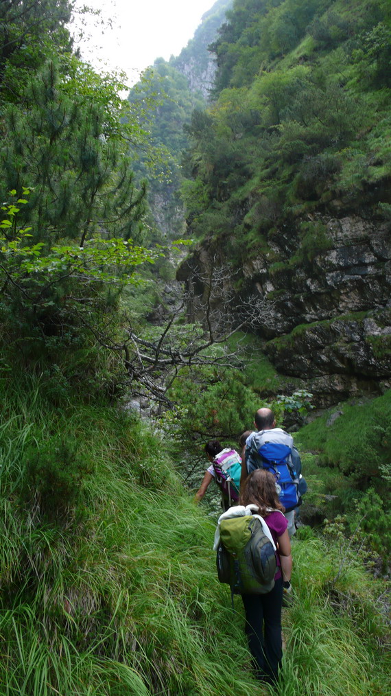 La val de Piero e Schiara nel parco delle dolomiti bellunesi